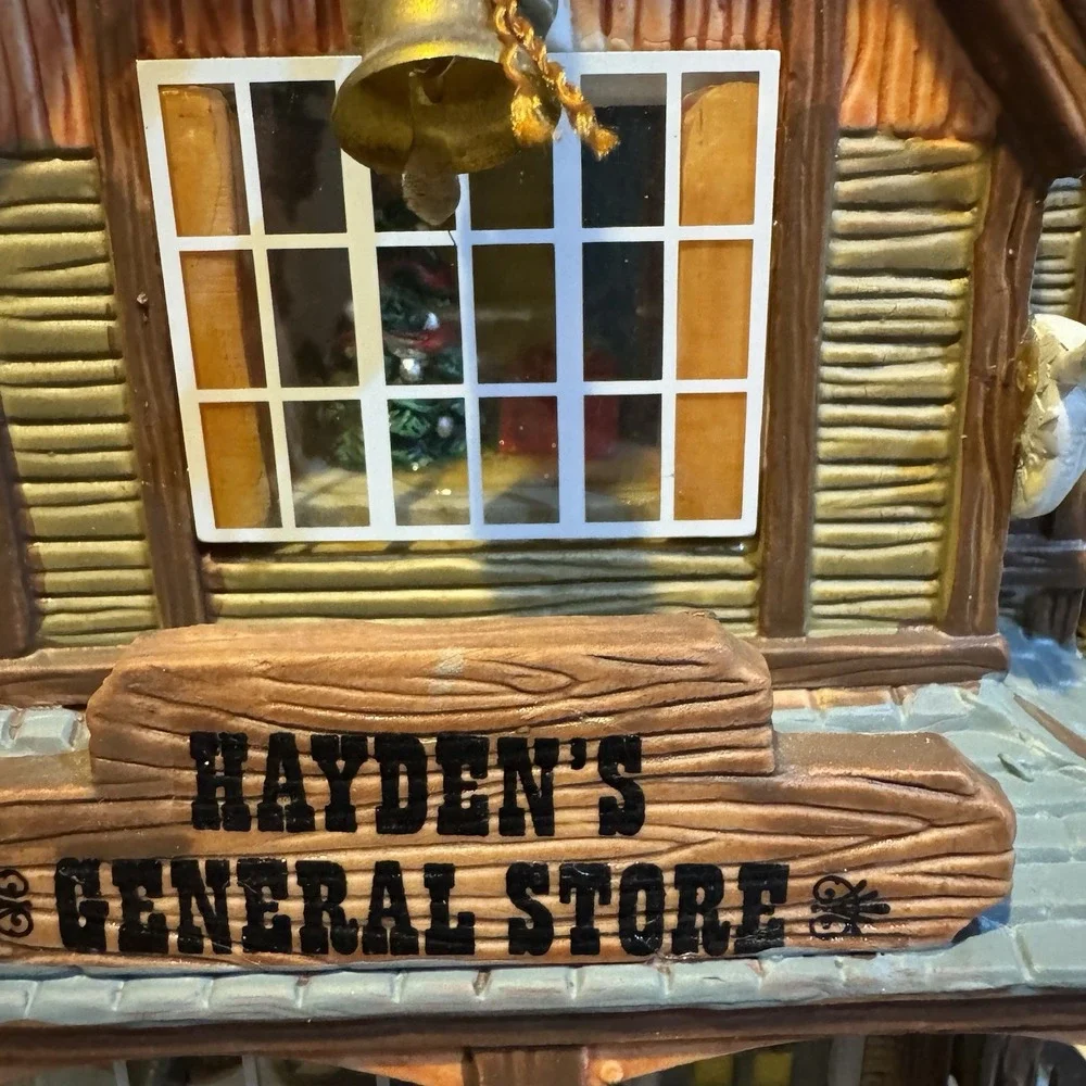 LEMAX RARE HAYDEN'S GENERAL STORE HARVEST FALL LIGHTED VILLAGE 2008-2012 Retired